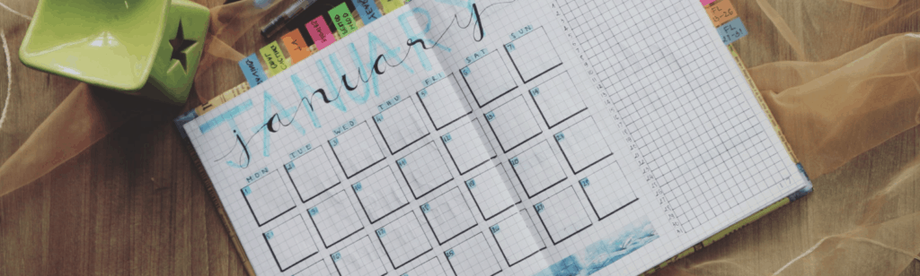 Monthly Planner Open To January